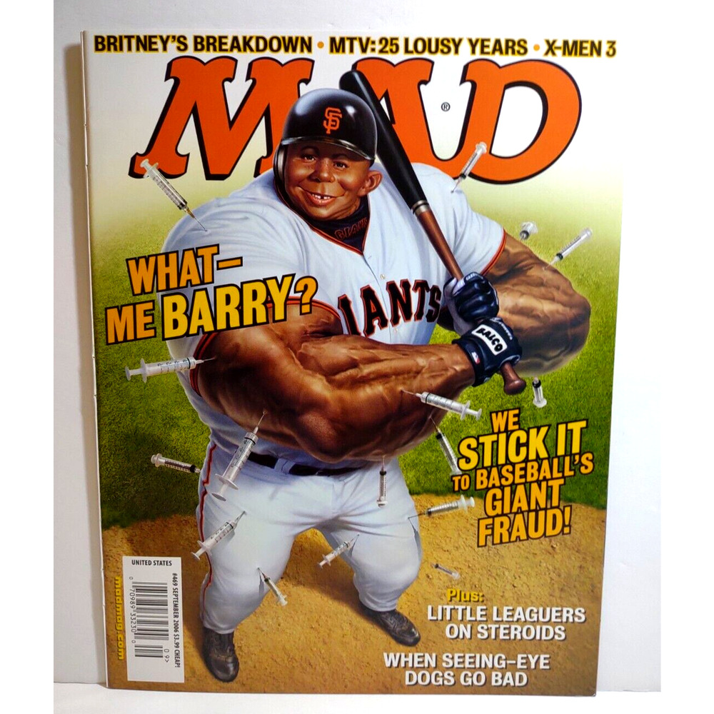 MAD Magazine Sept 2006 # 469 X-Men Britney Spears Barry Bonds Mission Impossible